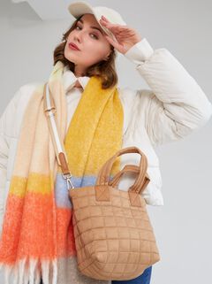 Ezra Quilted Nylon Mini Tote Cross-Body