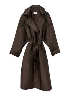 Delia Long Oversized Trench