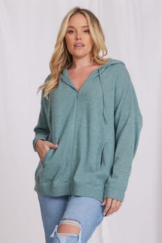 Cashmere Zip Hoodie