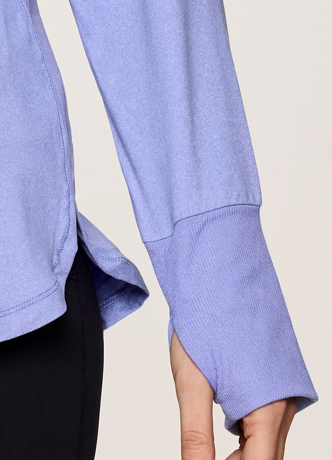 Plus Studio Super Soft Tunic Tee, Purple / Purple, alternate image number null