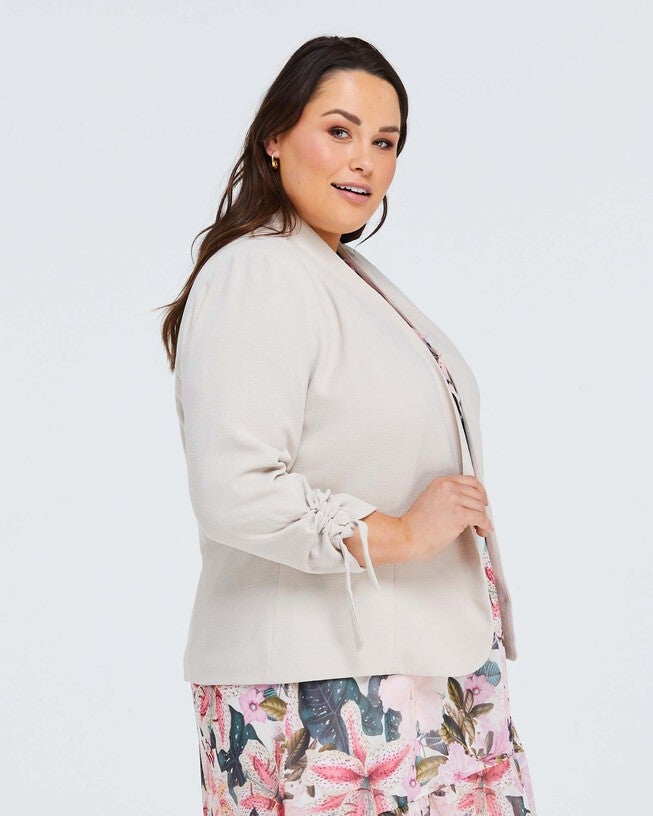 Thea Bow Sleeve Jacket, , alternate image number 7