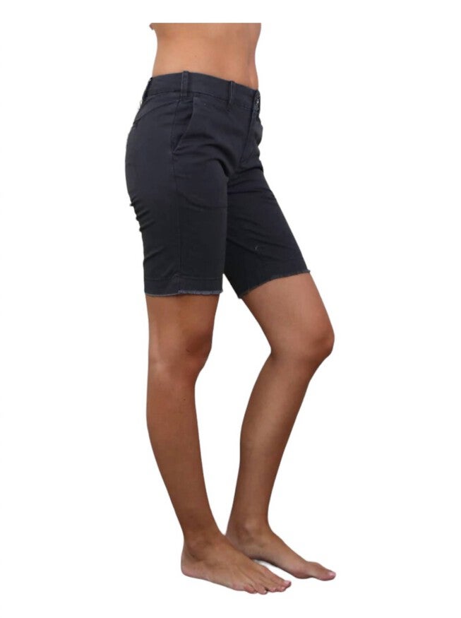 Cut Off Bermuda Short, Washed Black / Black, alternate image number 1