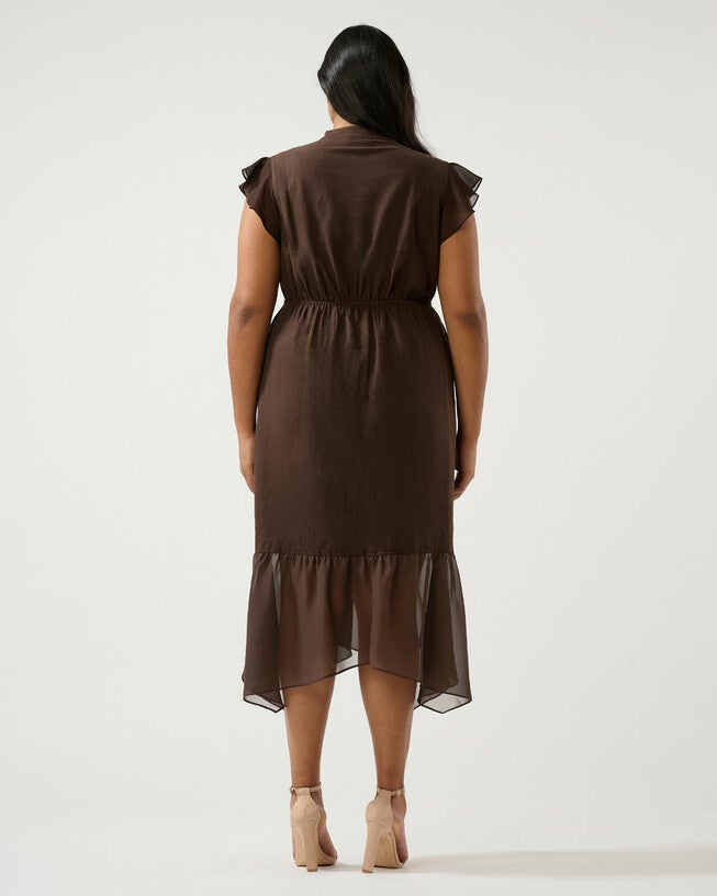 Dune Dancer Dress, Chocolate / Brown, alternate image number null