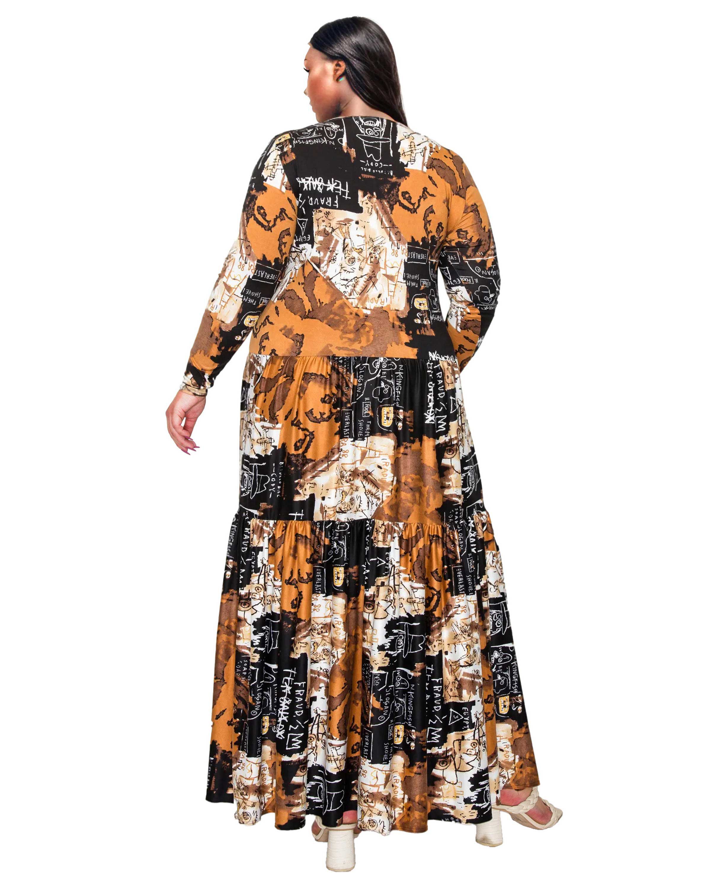 ALAYNA TIERED MAXI DRESS, , alternate image number 5