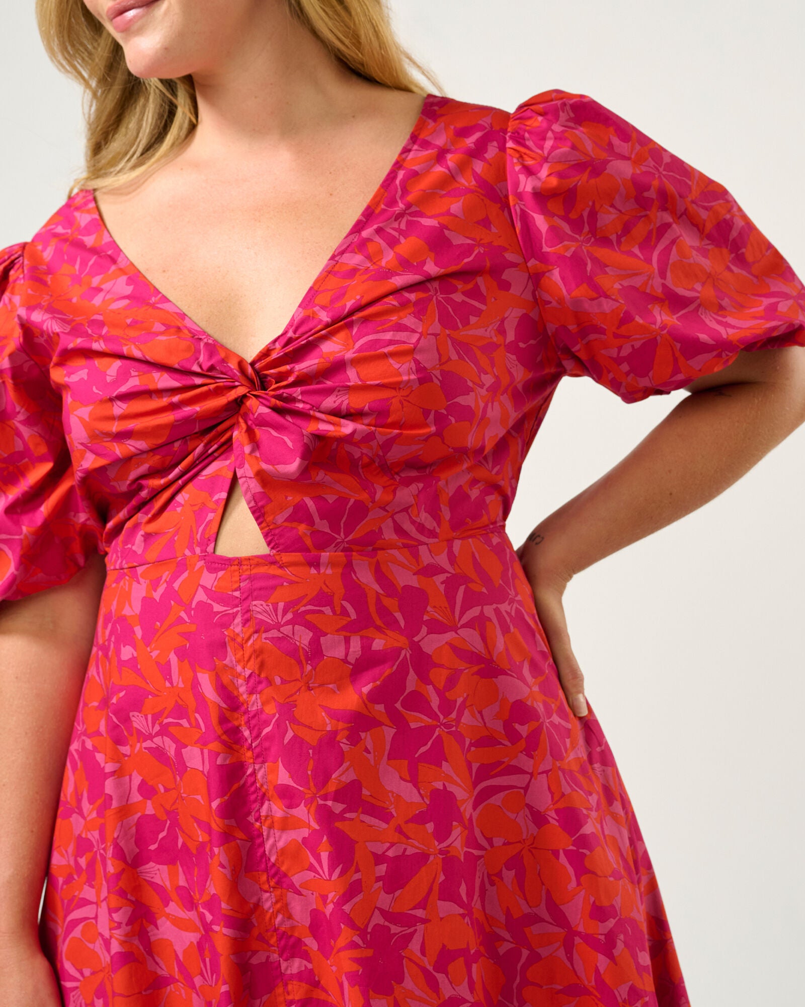 Aura Falls Dress, Winter Berry / Pink, alternate image number 6