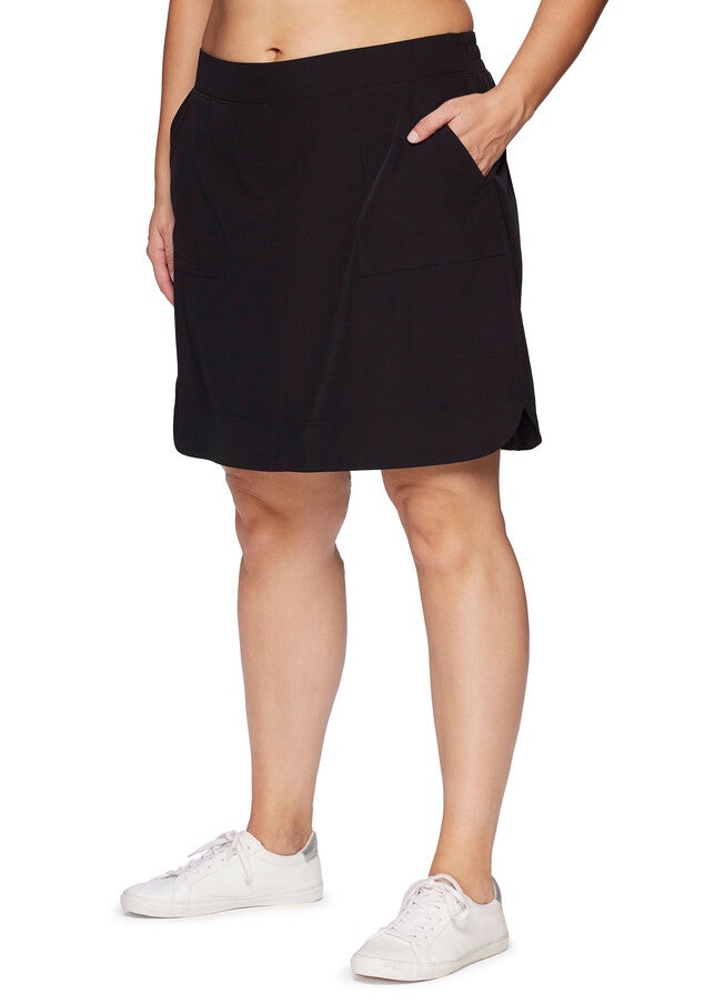 Plus Prime Everything 20 inches Skort, Black / Black, alternate image number 1