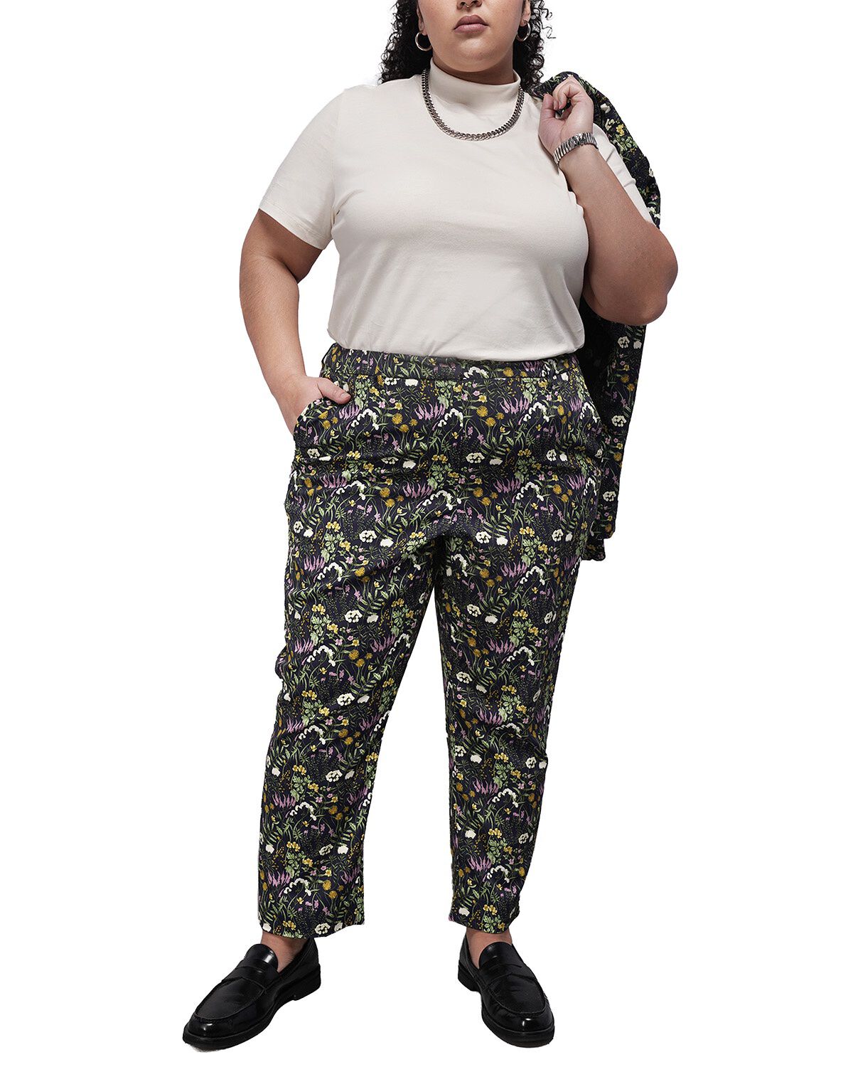 The Empower Slim Crop Pant, MEADOW NAVY / Navy, alternate image number 5