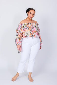 Brittney Off The Shoulder Bell Sleeve Top