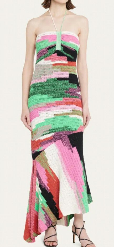 NOVA DRESS IN SEDONA/GREEN MULTI, , alternate image number null
