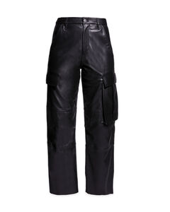 Cole Upcycled Leather Cargo Pants