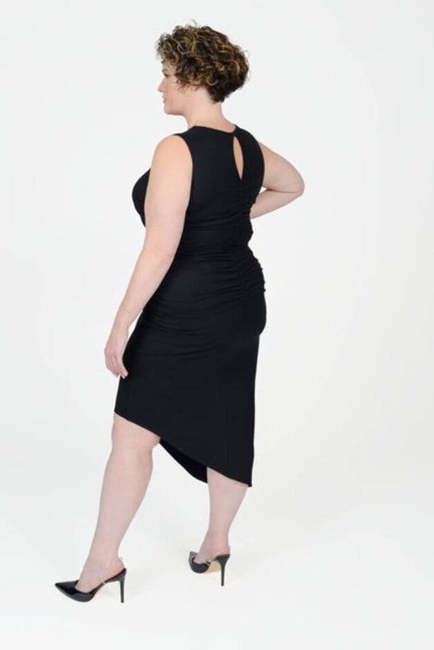Sarah Cutout Ruched Tank Dress, , alternate image number null