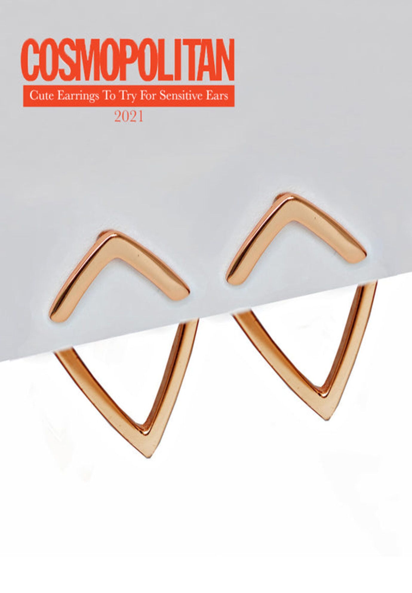 TRILL 2-Way Convertible Stud Earring Jackets, Rose Gold / Bronze, hi-res image number 0