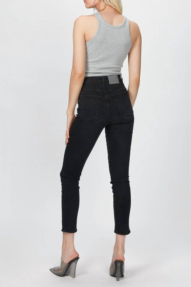 THE ALINE TANK IN GREY, Grey / Black, alternate image number null