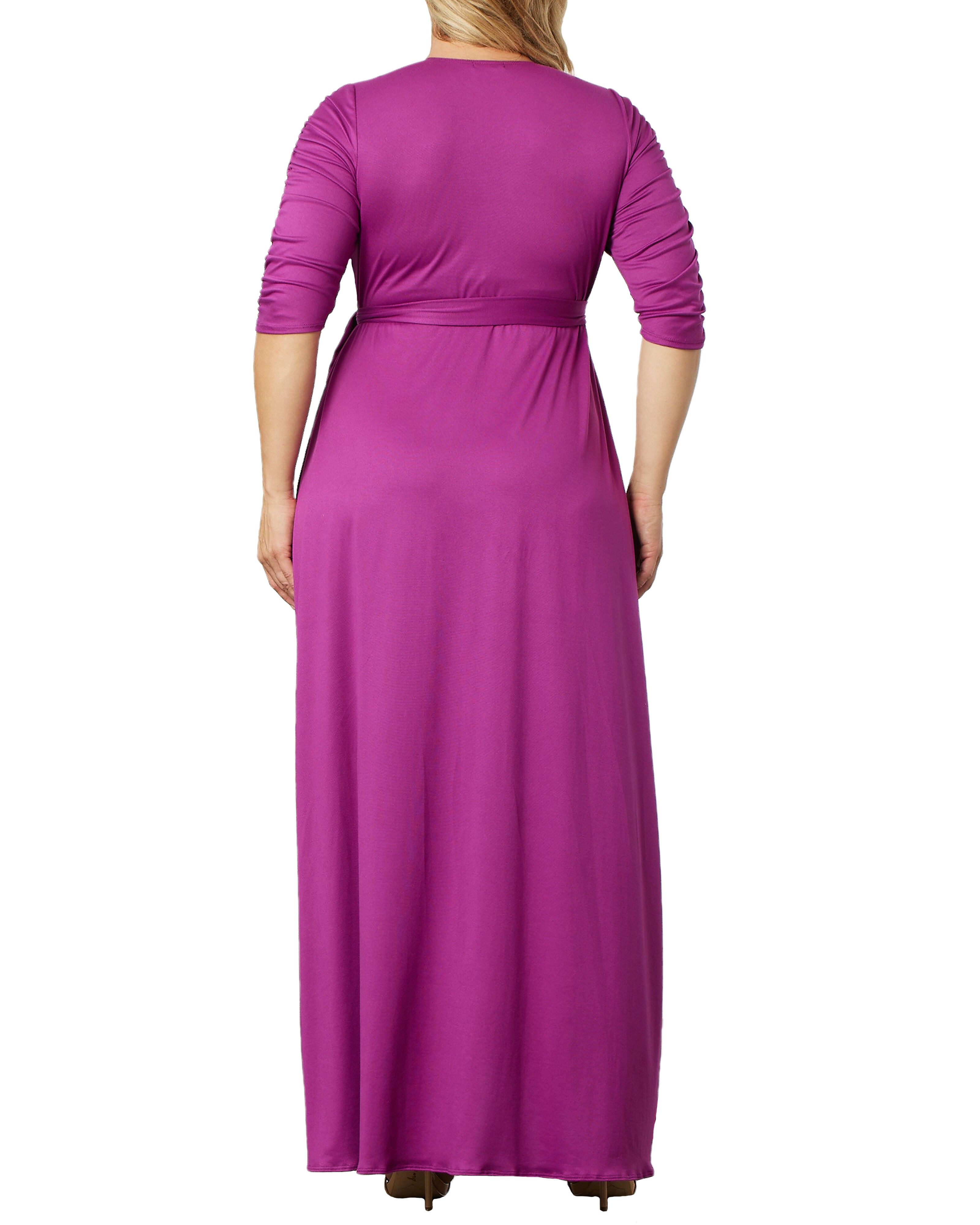 Meadow Dream Maxi Dress, MAGENTA / Magenta, alternate image number 2