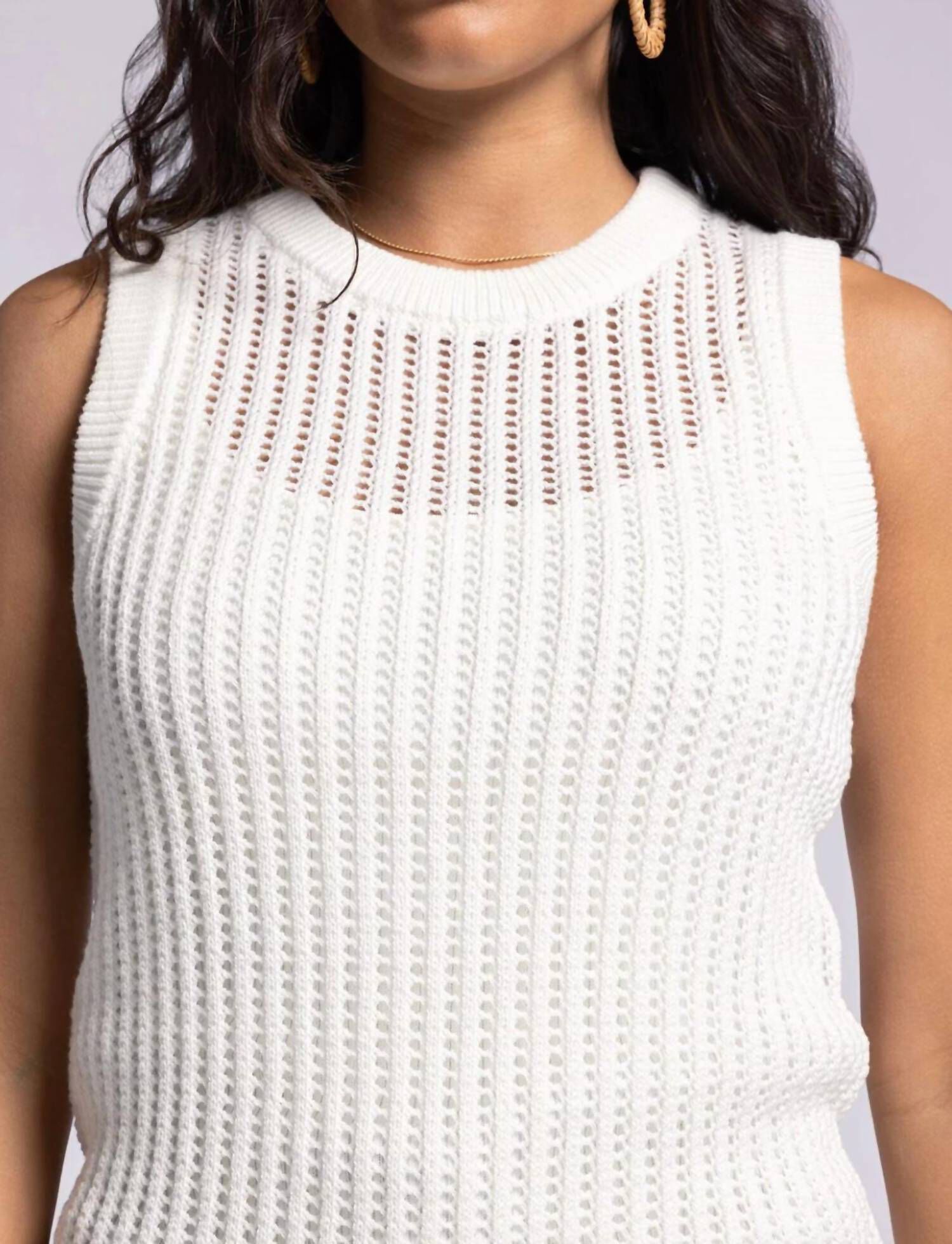 LIV TANK, White / White, alternate image number 4