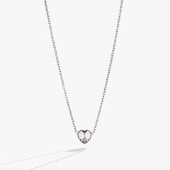 Crystal Heart Pendant Necklace