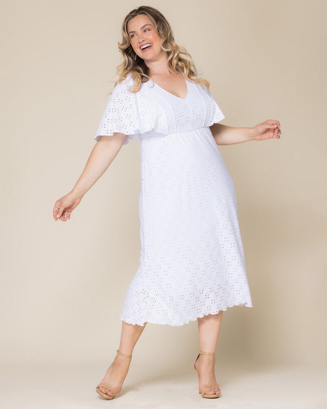 Lucy Eyelet Maxi Dress, , alternate image number null
