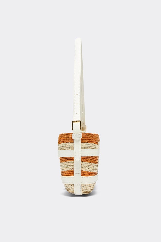 Watermill Shoulder Bag, Orange Striped / Orange, alternate image number 2