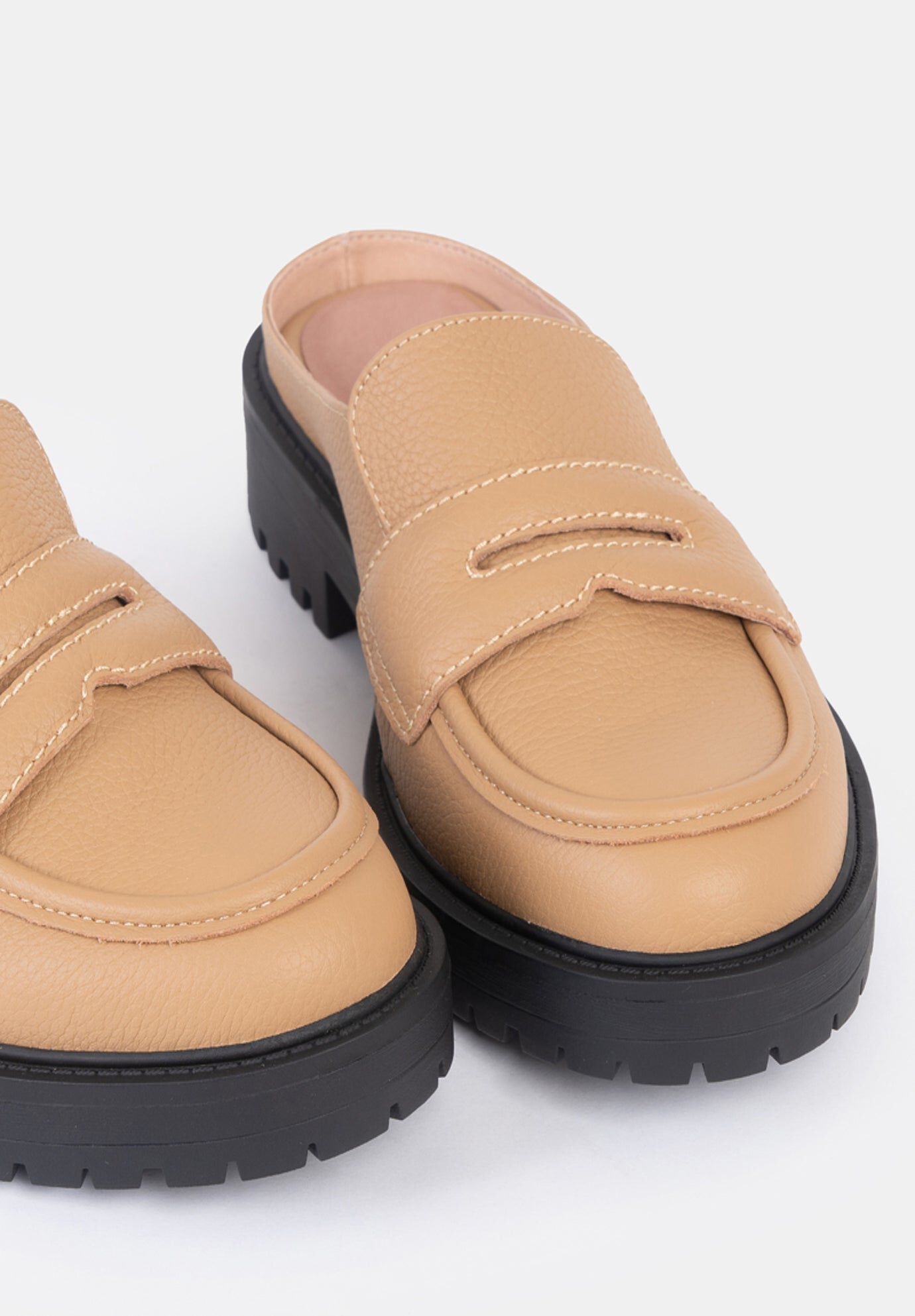 Alex Lug Loafer Mule, Light Toast / Light Yellow, alternate image number 2