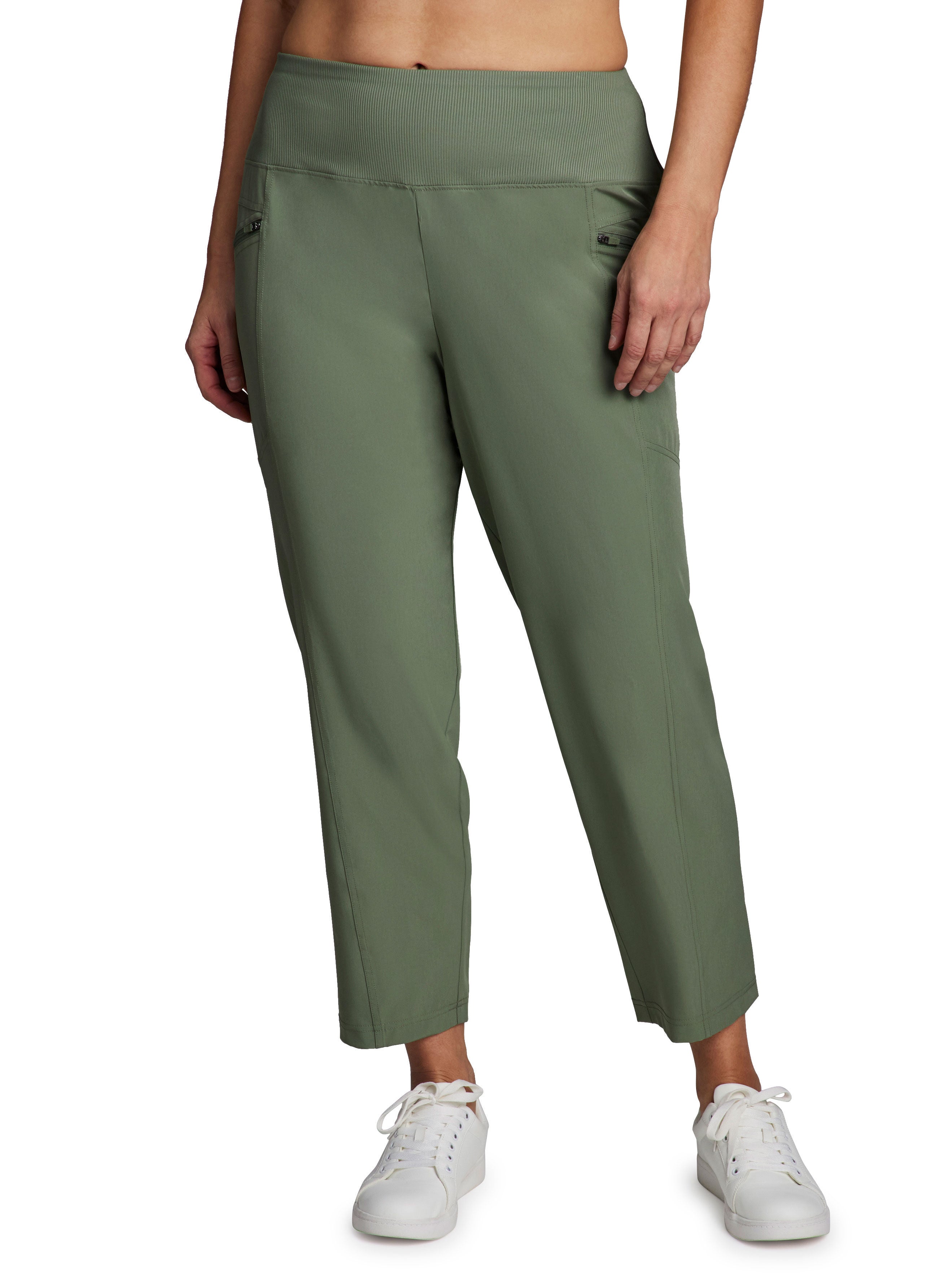 Plus Jet Setter Ankle Pant, Basil / Sage Green, hi-res image number 0
