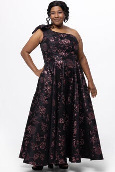 MIDNIGHT BLOOMS MAXI DRESS