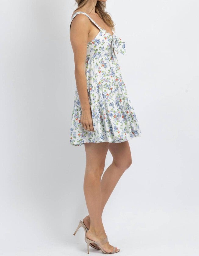 ATWOOD A-LINE MINI DRESS IN BLUE | Dia & Co ATWOOD A-LINE MINI DRESS IN BLUE | Dia & Co