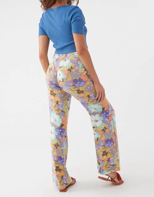 JOHNNY SAMI FLORAL PANTS IN MULTI COLORED, Multi Colored / Purple, alternate image number null
