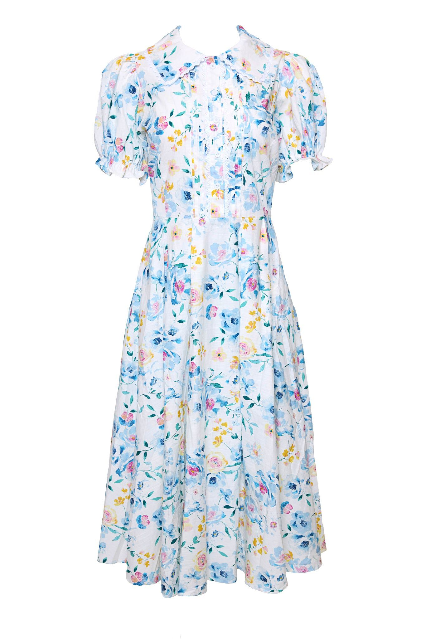 Sophia Dress, Blue Bouquet / multi, alternate image number 4