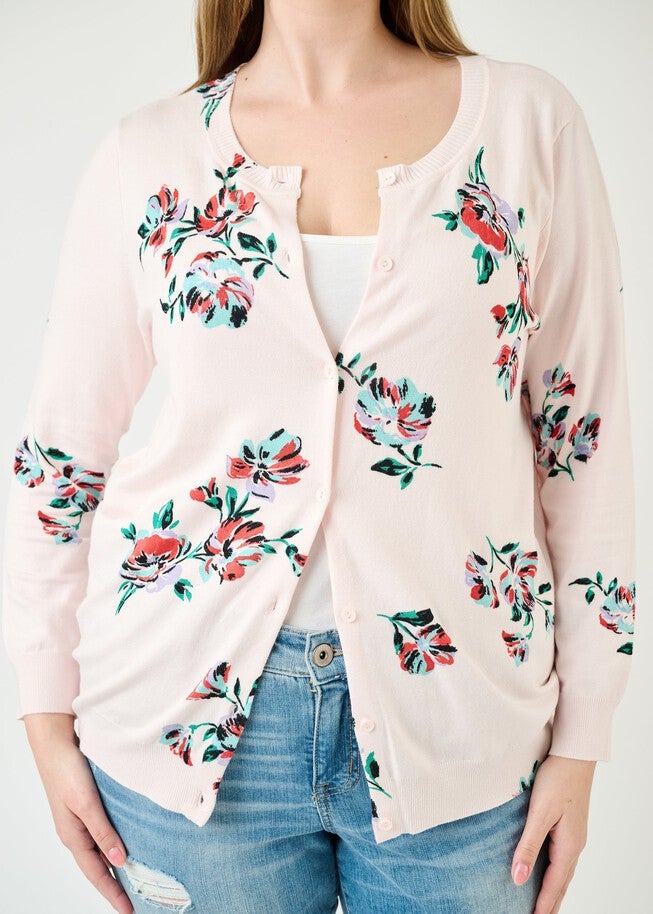 Deborah Long Sleeve Cardigan, , alternate image number null