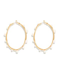 Isla Pearl Hoop