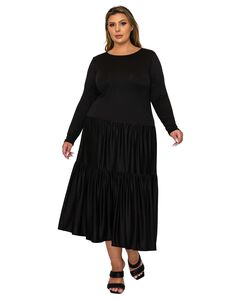 Eliana Tiered Midi Dress