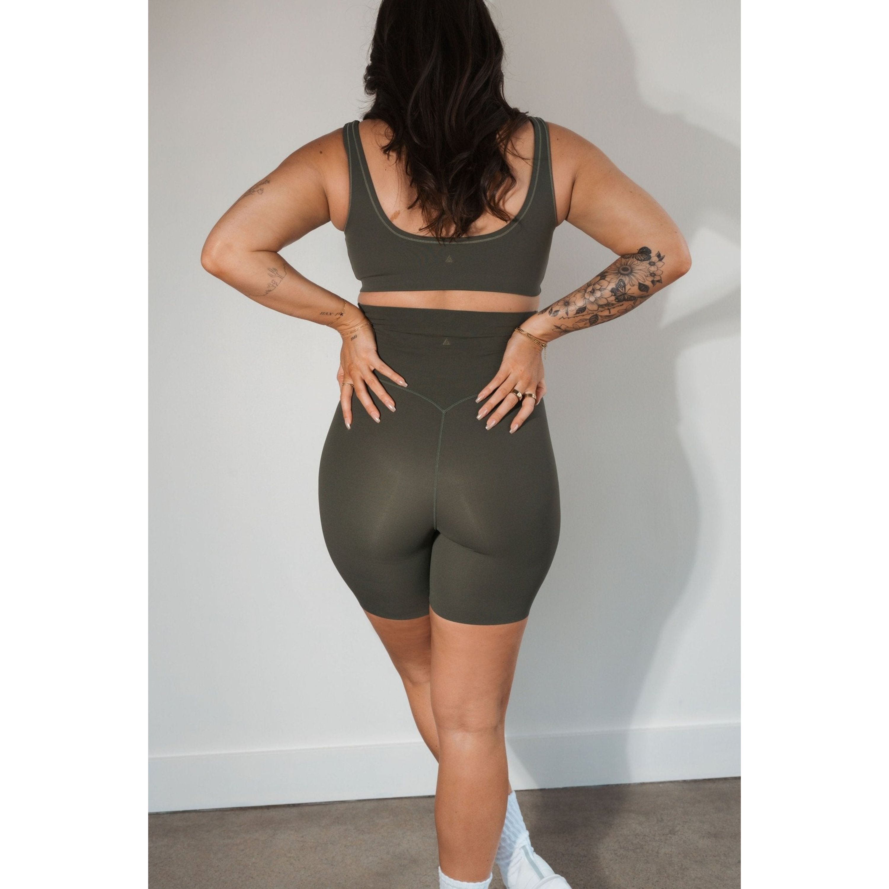 Cloud II Maternity Rider Short, Olive / Olive Green, alternate image number 1