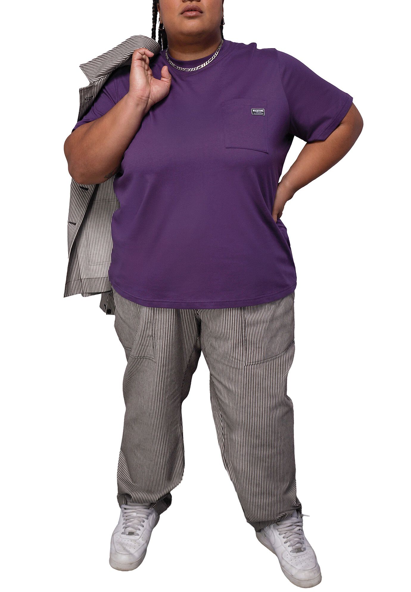 The Everyday Pocket Tee, PLUM / Purple, hi-res image number 0