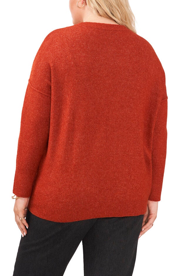 Carrie Cozy Sweater, Rust 242 / amber, alternate image number 1