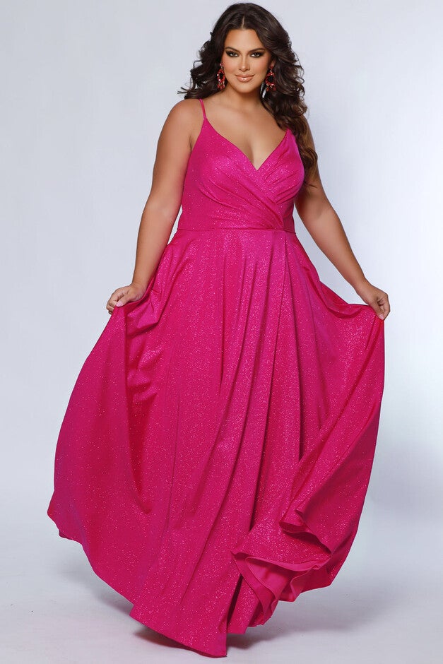 SHINE BRIGHT FORMAL MAXI DRESS, Magenta / Magenta, hi-res image number null