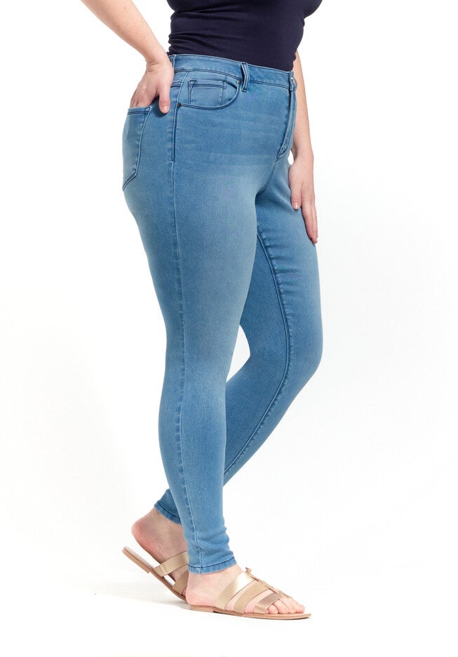 BUTTER 30 inches HIGH RISE ANKLE SKINNY, TORI / Medium Wash, alternate image number 2