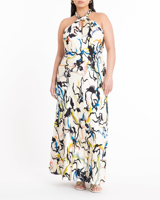 Maya Dress, CREAM MULTI / Cream, hi-res image number 0