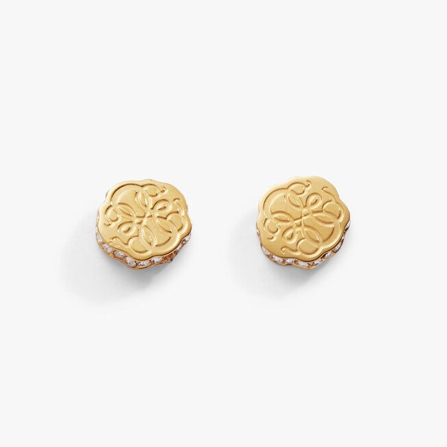 Path of Life Mini Stud Earrings, Gold / Gold, hi-res image number 0