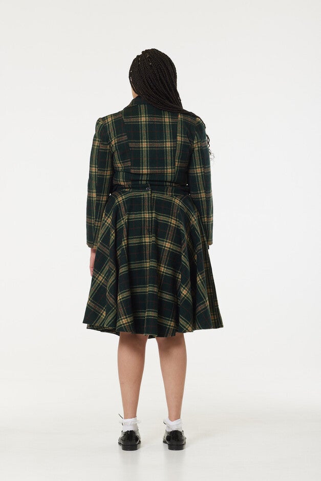 Cropped Sage Green Jacket, , alternate image number null