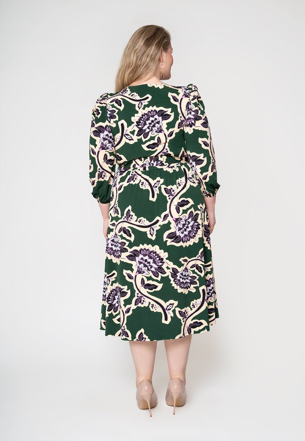 Iman Dress, Multi Forest Green / Forest Green, alternate image number 1