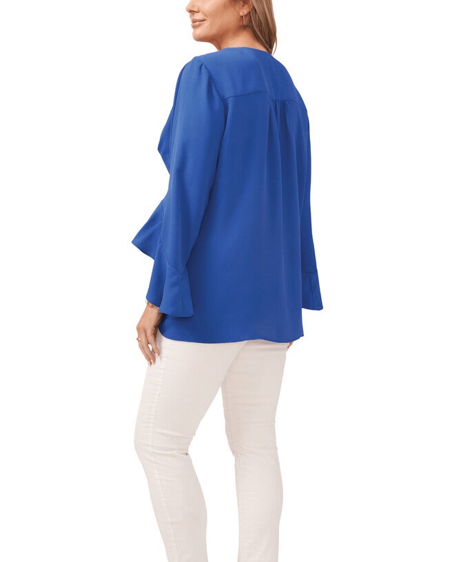 Natalie Flutter Sleeve Tunic, , alternate image number null