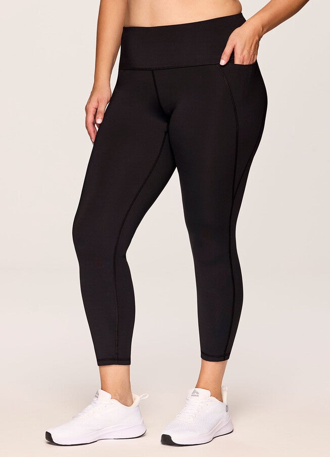 Play Hard Tech Flex 7/8 Legging, Black / Black, hi-res image number null
