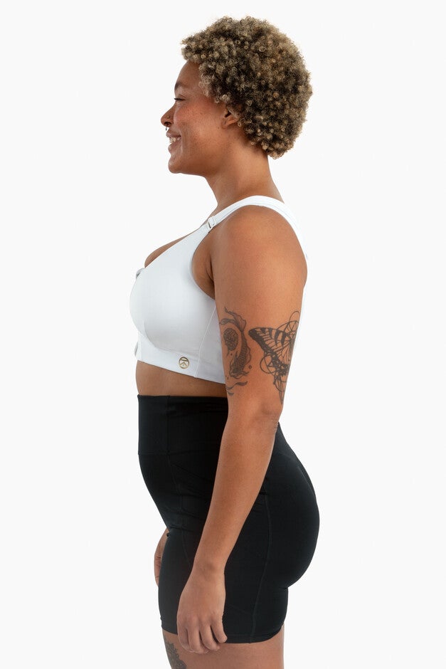 Rise Zip Bra - Eco Jersey, , alternate image number null