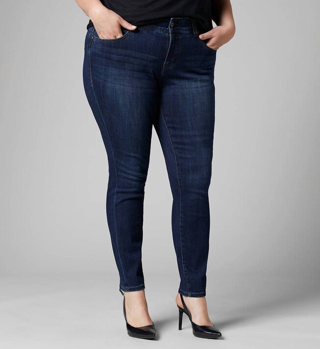 CECILIA MID RISE SKINNY JEAN, Indigo / Dark Wash, alternate image number null