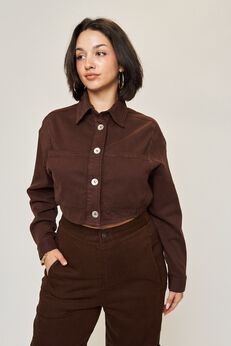 Drew Cotton Tencel Crop Jacket