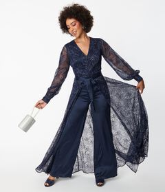 Navy Blue Jumpsuit