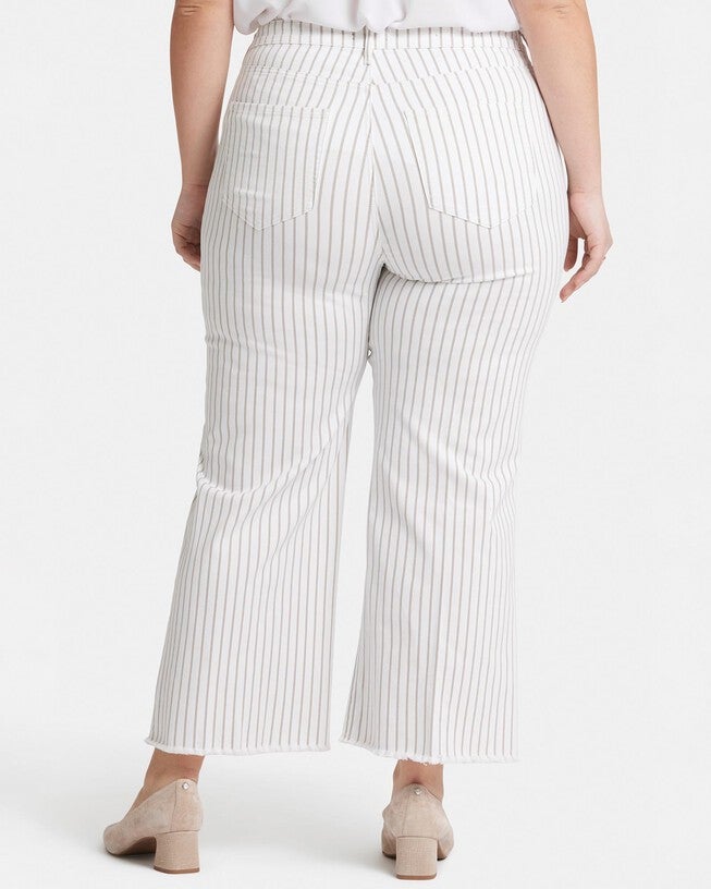 Teresa Wide Leg Ankle, Beach Cruise Stripe / White, alternate image number 1