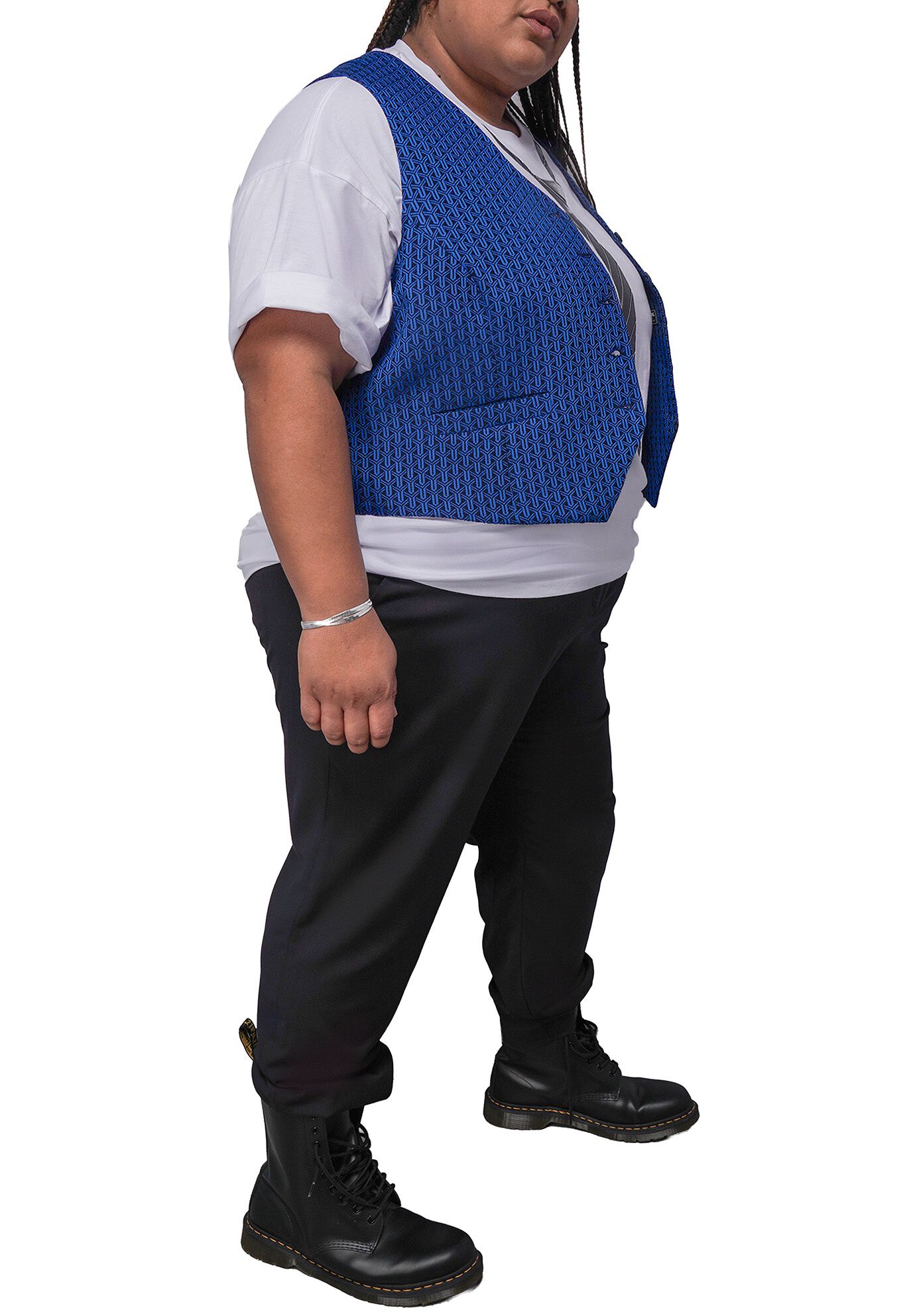 The Empower Jacquard Vest, COBALT BLUE / Cobalt, alternate image number 1