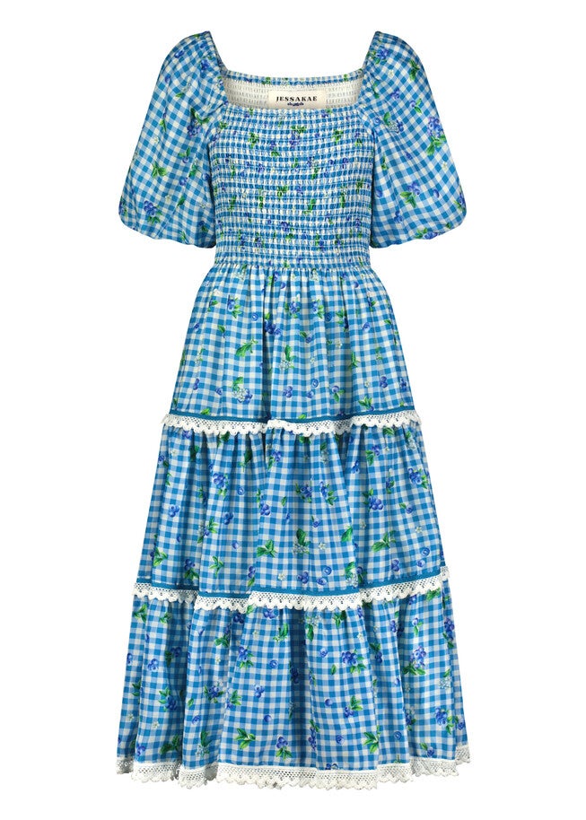 Blueberry Muffin Dress, Blue / Cornflower Blue, hi-res image number null
