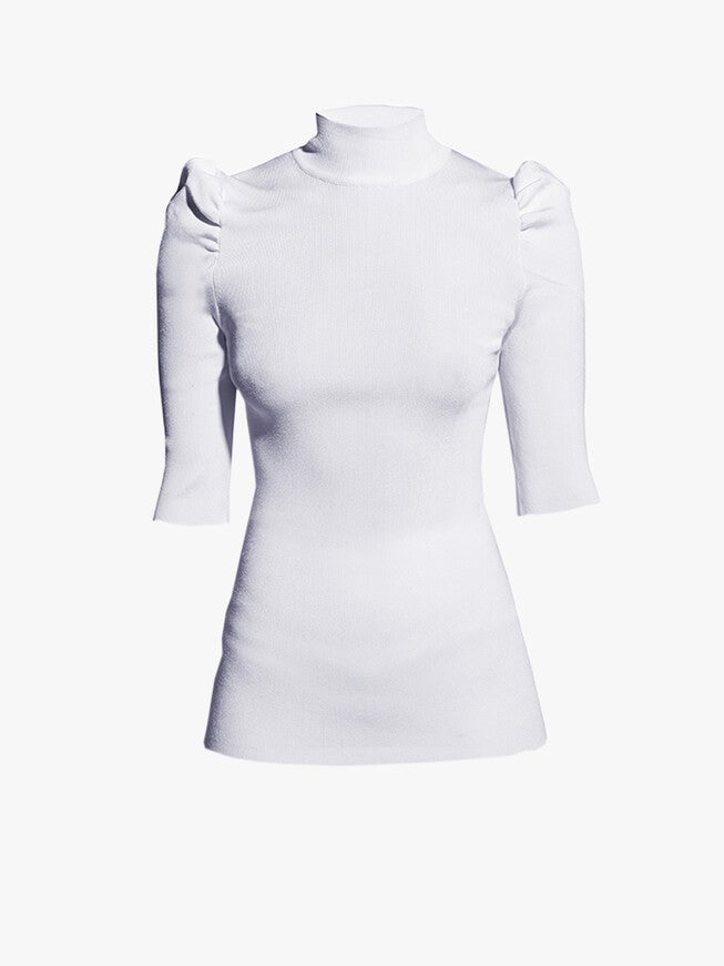 CALLISTO KNIT TOP, White / White, alternate image number null